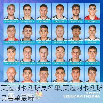 英超阿根廷球员名单,英超阿根廷球员名单最新