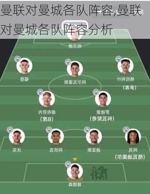 曼联对曼城各队阵容,曼联对曼城各队阵容分析
