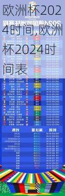 欧洲杯2024时间,欧洲杯2024时间表