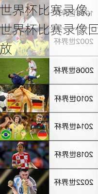 世界杯比赛录像,世界杯比赛录像回放