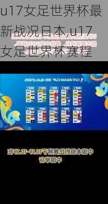 u17女足世界杯最新战况日本,u17女足世界杯赛程