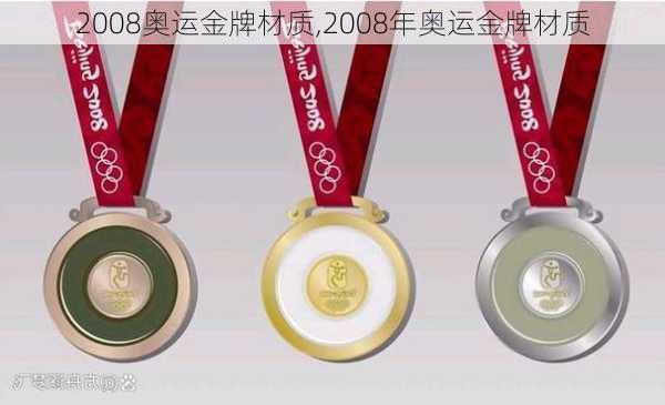2008奥运金牌材质,2008年奥运金牌材质