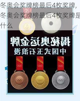 冬奥会奖牌榜最后4枚奖牌,冬奥会奖牌榜最后4枚奖牌是什么