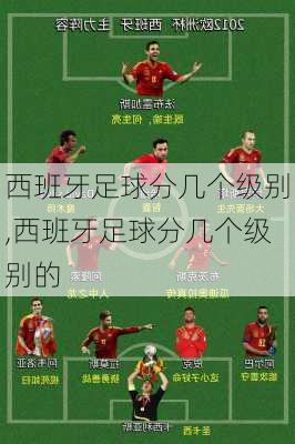西班牙足球分几个级别,西班牙足球分几个级别的