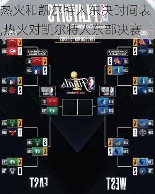 热火和凯尔特人东决时间表,热火对凯尔特人东部决赛