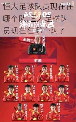 恒大足球队员现在在哪个队,恒大足球队员现在在哪个队了