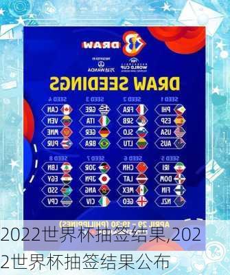 2022世界杯抽签结果,2022世界杯抽签结果公布