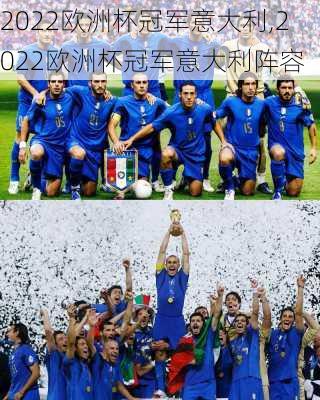2022欧洲杯冠军意大利,2022欧洲杯冠军意大利阵容