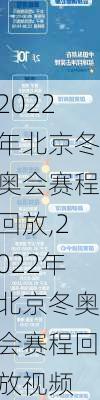 2022年北京冬奥会赛程回放,2022年北京冬奥会赛程回放视频