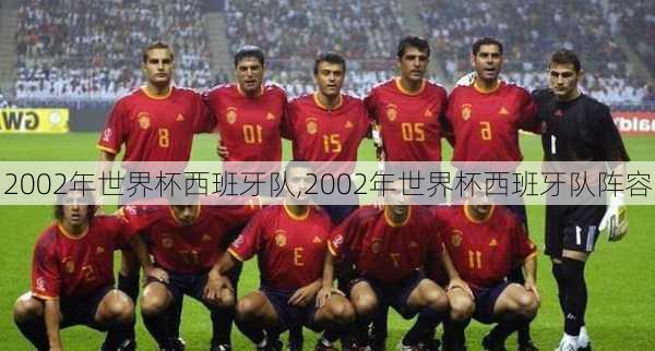 2002年世界杯西班牙队,2002年世界杯西班牙队阵容