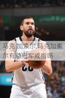 马克 加索尔,马克加索尔有总冠军戒指吗
