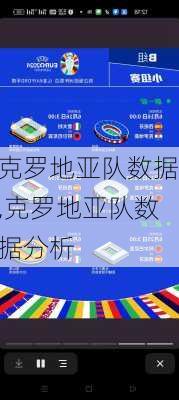 克罗地亚队数据,克罗地亚队数据分析