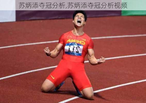 苏炳添夺冠分析,苏炳添夺冠分析视频