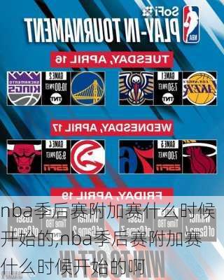 nba季后赛附加赛什么时候开始的,nba季后赛附加赛什么时候开始的啊