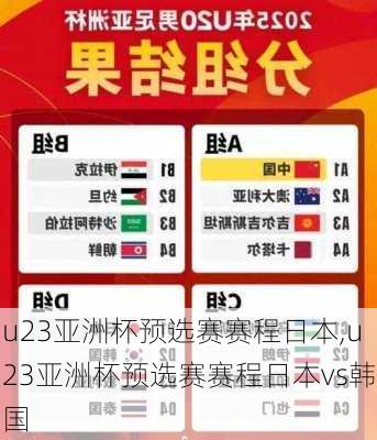 u23亚洲杯预选赛赛程日本,u23亚洲杯预选赛赛程日本vs韩国