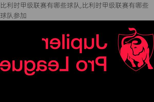 比利时甲级联赛有哪些球队,比利时甲级联赛有哪些球队参加