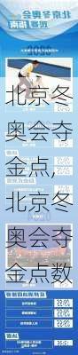 北京冬奥会夺金点,北京冬奥会夺金点数