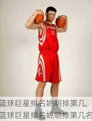 篮球巨星排名姚明排第几,篮球巨星排名姚明排第几名