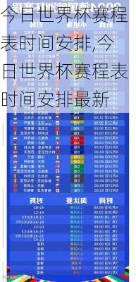 今日世界杯赛程表时间安排,今日世界杯赛程表时间安排最新