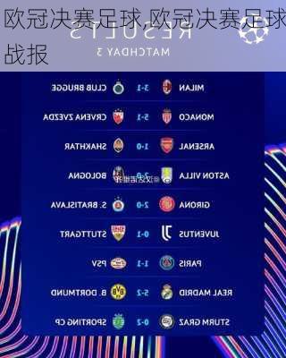 欧冠决赛足球,欧冠决赛足球战报