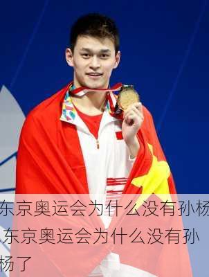 东京奥运会为什么没有孙杨,东京奥运会为什么没有孙杨了