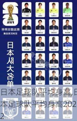 日本足球队平均身高,日本足球队平均身高2022
