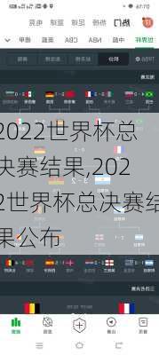 2022世界杯总决赛结果,2022世界杯总决赛结果公布