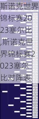 斯诺克世界锦标赛2023塞尔比,斯诺克世界锦标赛2023塞尔比对阵表