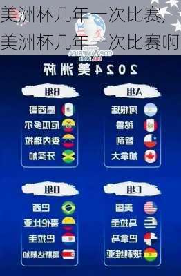 美洲杯几年一次比赛,美洲杯几年一次比赛啊
