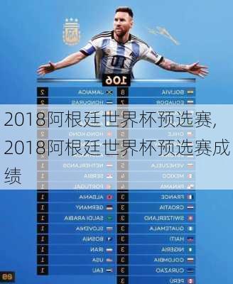 2018阿根廷世界杯预选赛,2018阿根廷世界杯预选赛成绩