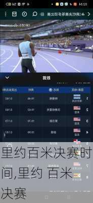 里约百米决赛时间,里约 百米决赛