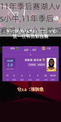 11年季后赛湖人vs小牛,11年季后赛湖人vs小牛数据