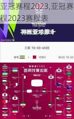 亚冠赛程2023,亚冠赛程2023赛程表