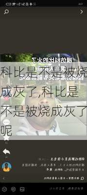 科比是不是被烧成灰了,科比是不是被烧成灰了呢