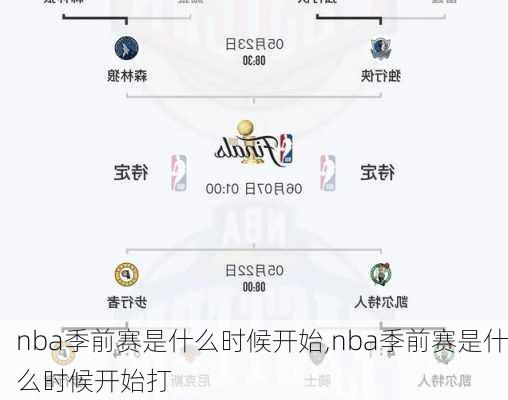 nba季前赛是什么时候开始,nba季前赛是什么时候开始打