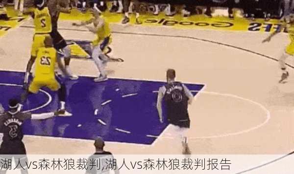 湖人vs森林狼裁判,湖人vs森林狼裁判报告