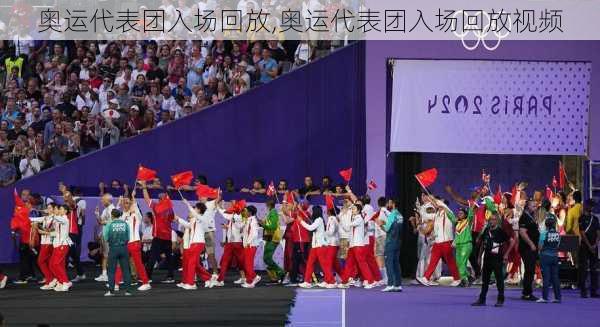 奥运代表团入场回放,奥运代表团入场回放视频
