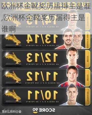 欧洲杯金靴奖历届得主是谁,欧洲杯金靴奖历届得主是谁啊