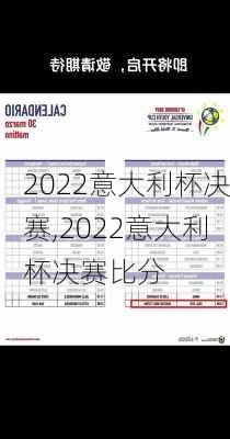 2022意大利杯决赛,2022意大利杯决赛比分