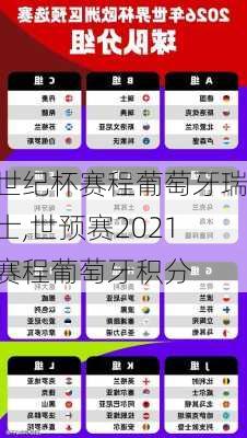 世纪杯赛程葡萄牙瑞士,世预赛2021赛程葡萄牙积分