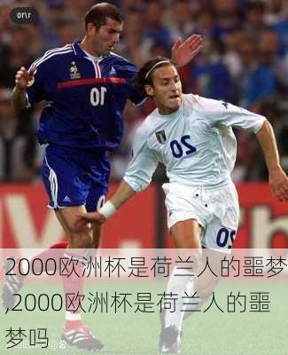 2000欧洲杯是荷兰人的噩梦,2000欧洲杯是荷兰人的噩梦吗