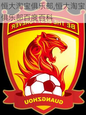 恒大淘宝俱乐部,恒大淘宝俱乐部百度百科
