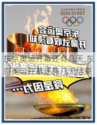 东京奥运开幕还有几天,东京奥运开幕还有几天结束