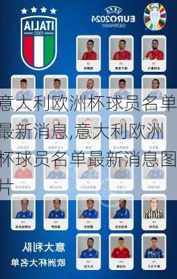 意大利欧洲杯球员名单最新消息,意大利欧洲杯球员名单最新消息图片