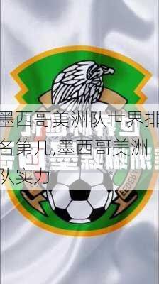 墨西哥美洲队世界排名第几,墨西哥美洲队实力