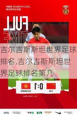 吉尔吉斯斯坦世界足球排名,吉尔吉斯斯坦世界足球排名第几