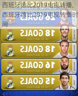 西班牙德比2019电视转播,西班牙德比2019电视转播时间