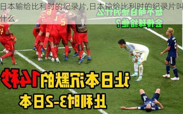日本输给比利时的纪录片,日本输给比利时的纪录片叫什么