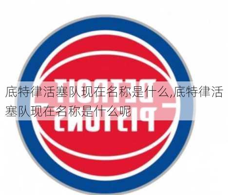 底特律活塞队现在名称是什么,底特律活塞队现在名称是什么呢