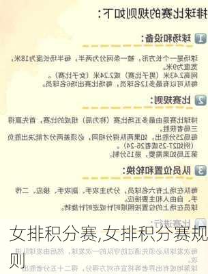 女排积分赛,女排积分赛规则